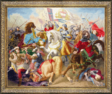 Вышивка МК-090 Жанна д'Арк в бою