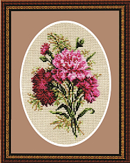 Вышивка Б-010 Бутоньерка с гвоздиками
