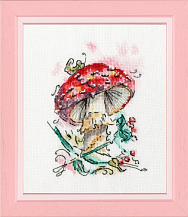 Вышивка М-011 Мухомор