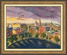 Вышивка Ф-037 Над Патриаршими прудами Вышивка Ф-037 Над Патриаршими прудами