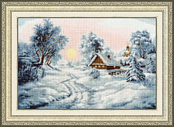 Вышивка ЛП-046 Зимнее утро Вышивка ЛП-046 Зимнее утро