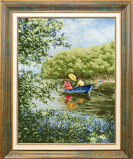 Вышивка ЛП-063 Прогулка на лодке Вышивка ЛП-063 Прогулка на лодке